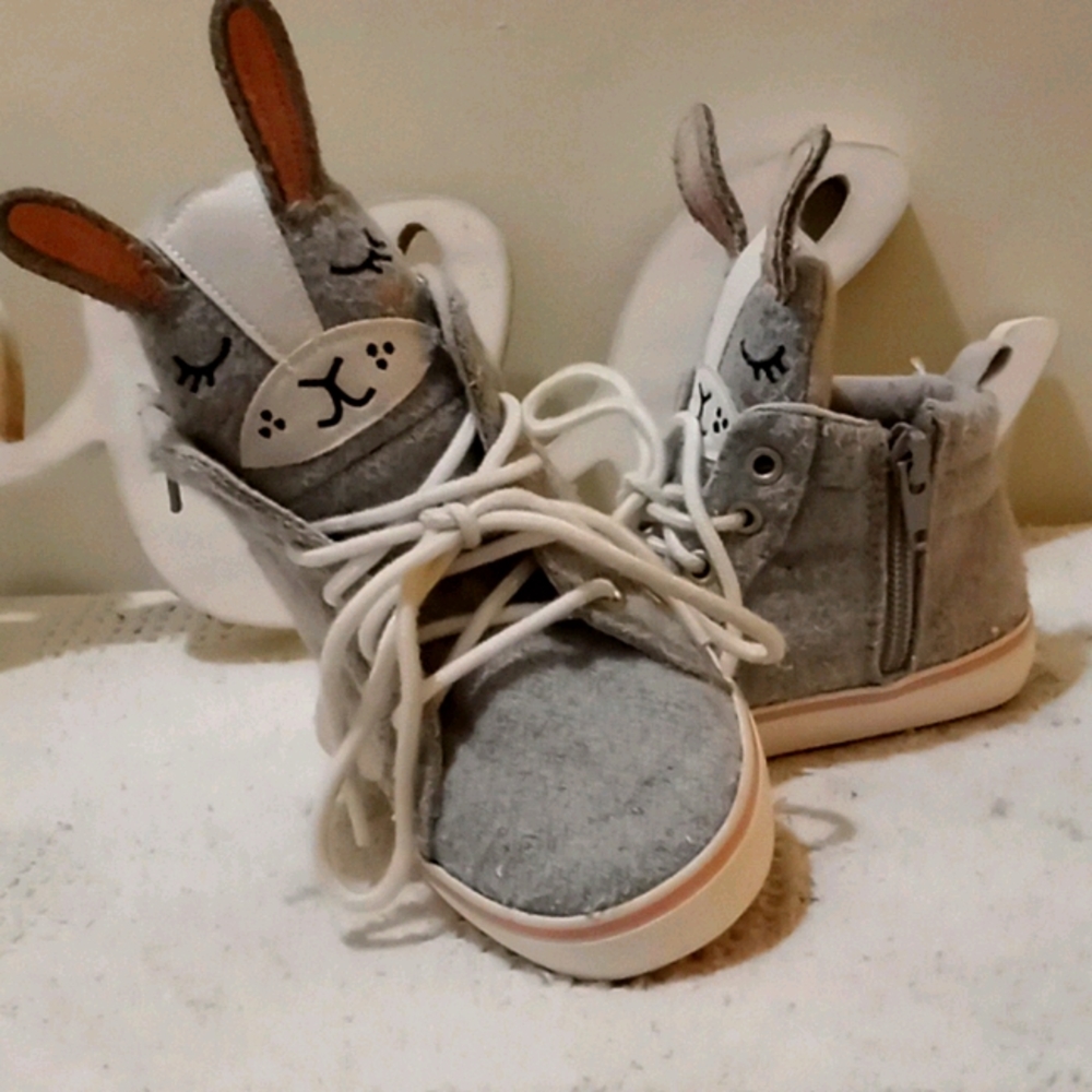 Little girl bunny sneakers